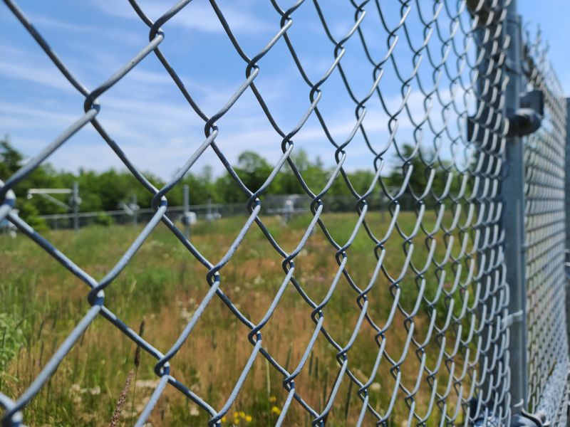 Chain-Link Security Fence