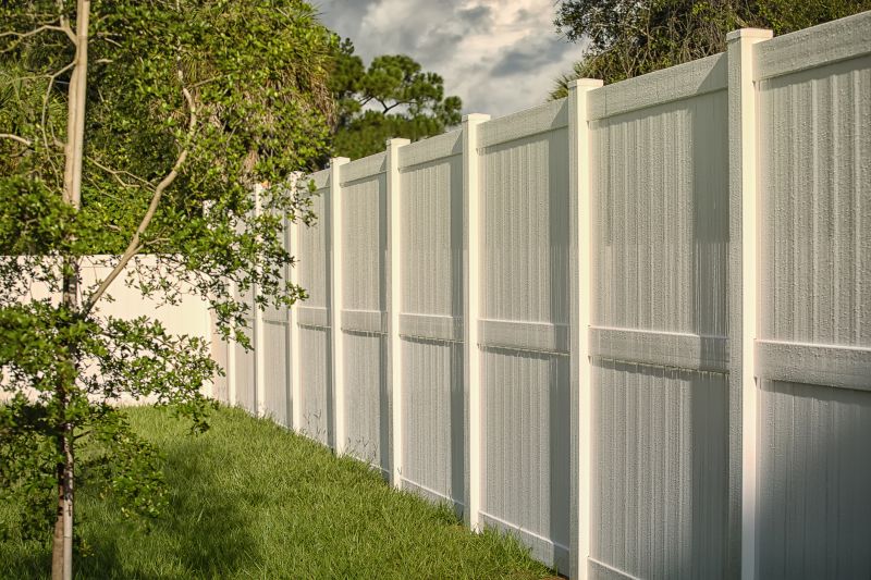 Solid Vinyl Fence Installation